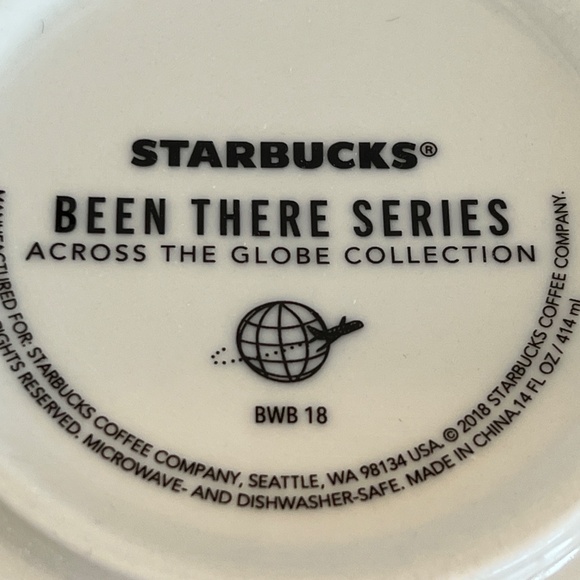 Starbucks Texas Mug Been There Series Lone Star State 14 OZ Ceramic Peach - EUC - Picture 9 of 10